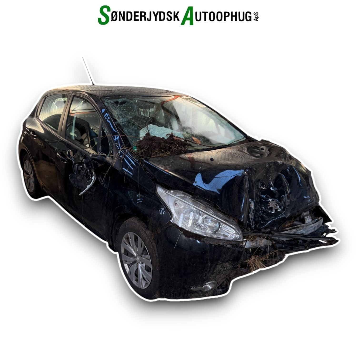 Peugeot 208 Pluk-Selv-Bil Med OEM Nr. Ophugger Fra Peugeot Ophugger