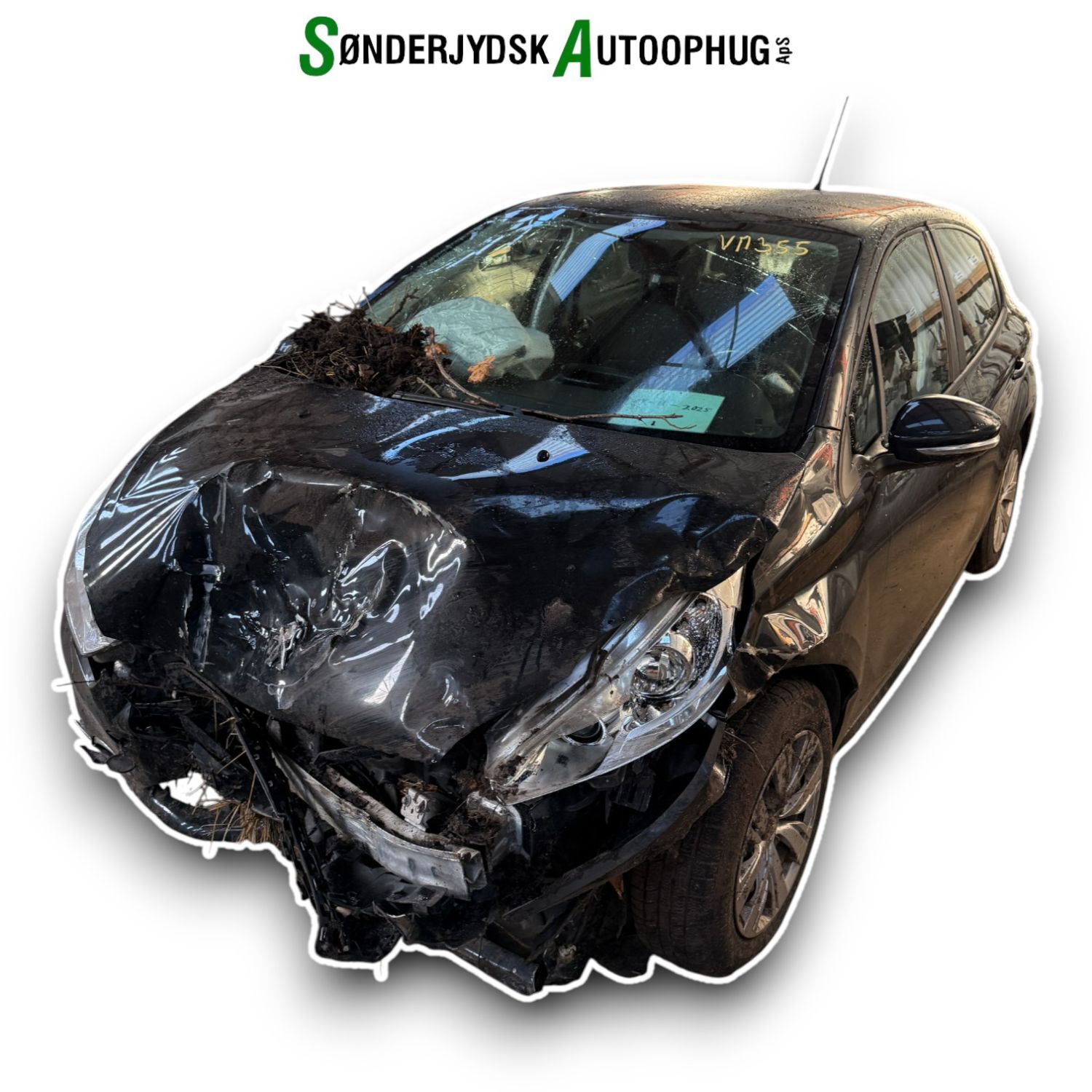 Peugeot 208 Pluk-Selv-Bil Med OEM Nr. Ophugger Fra Peugeot Ophugger