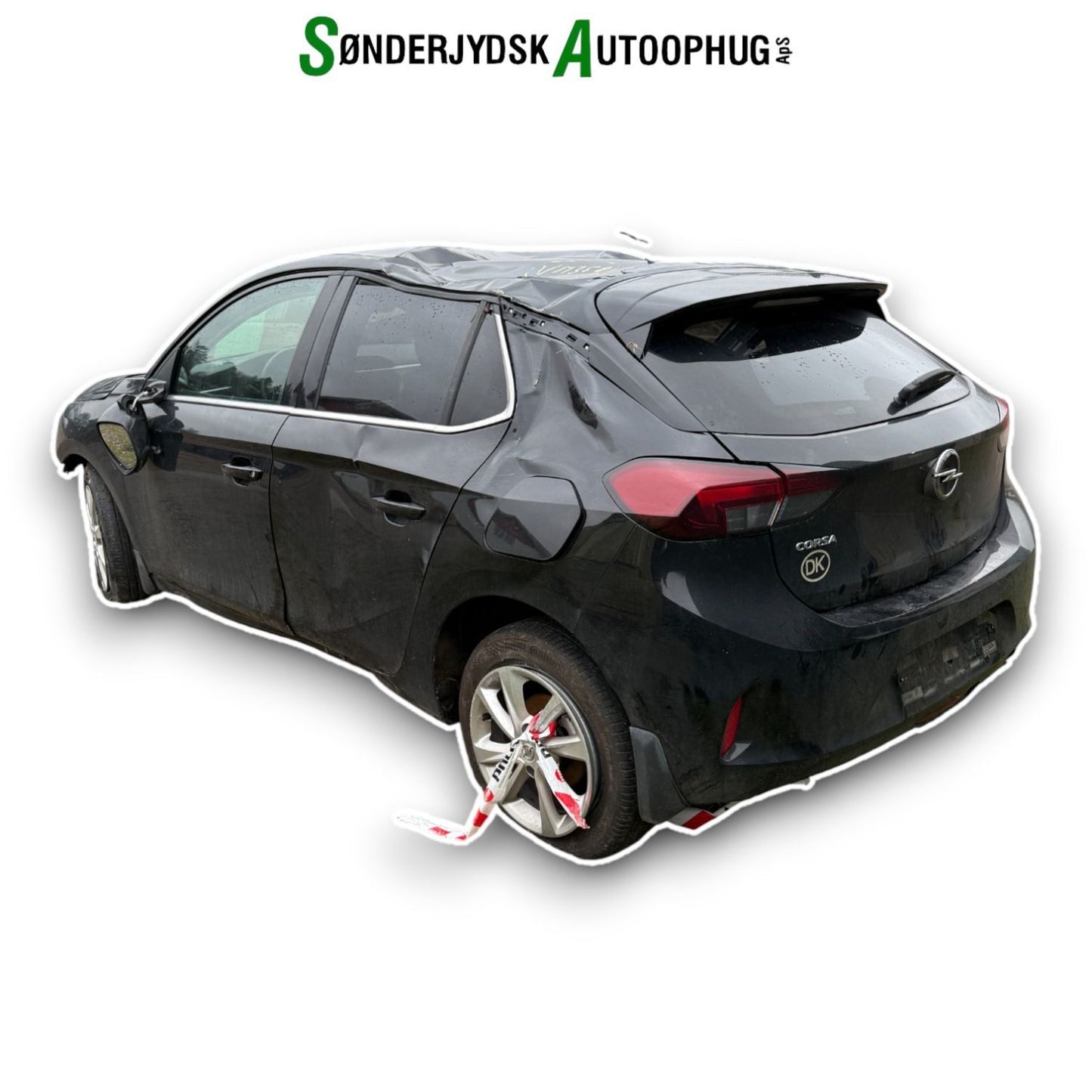 Opel Corsa F Pluk-Selv-Bil Med OEM Nr. Ophugger Fra Opel Ophugger