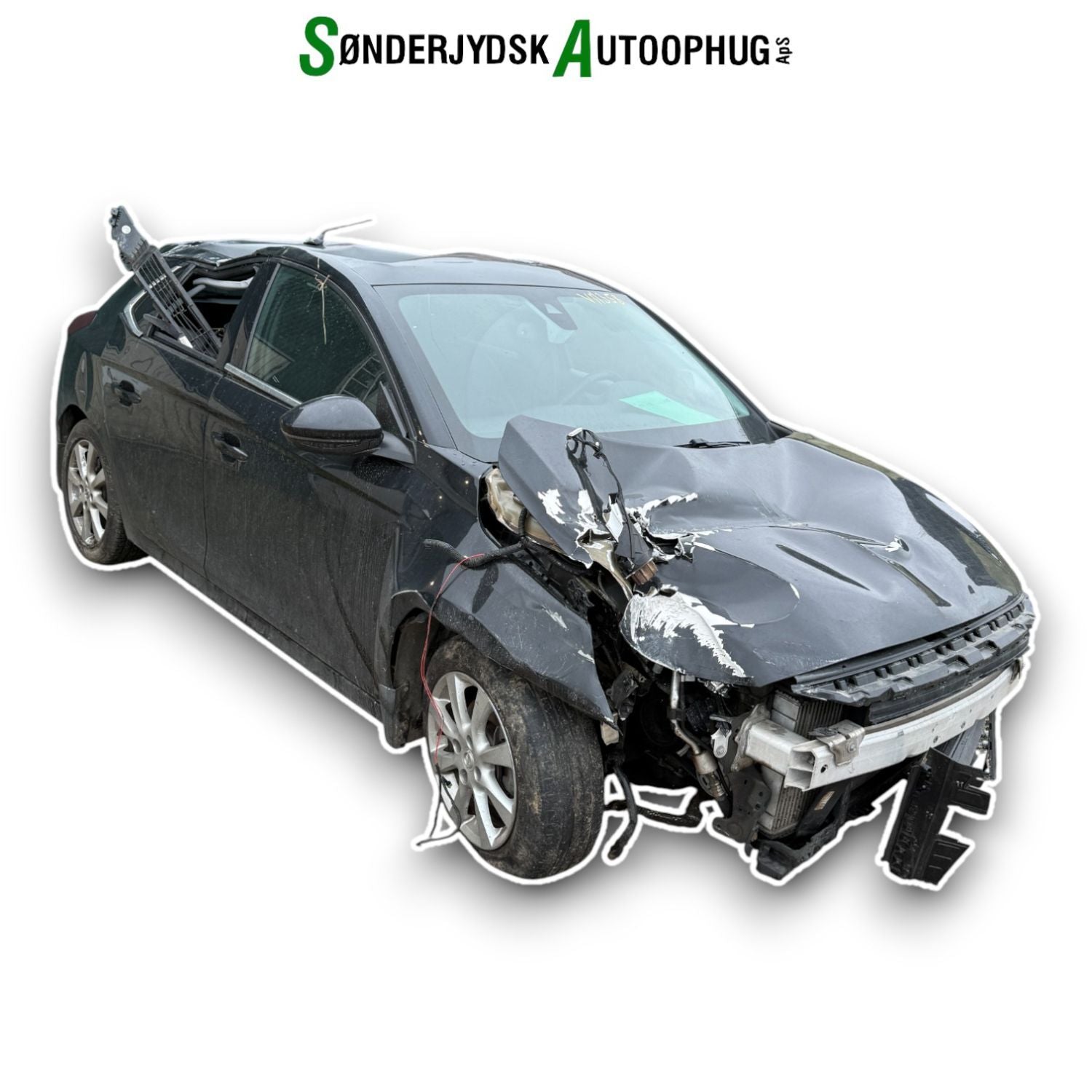 Opel Corsa F Pluk-Selv-Bil Med OEM Nr. Ophugger Fra Opel Ophugger