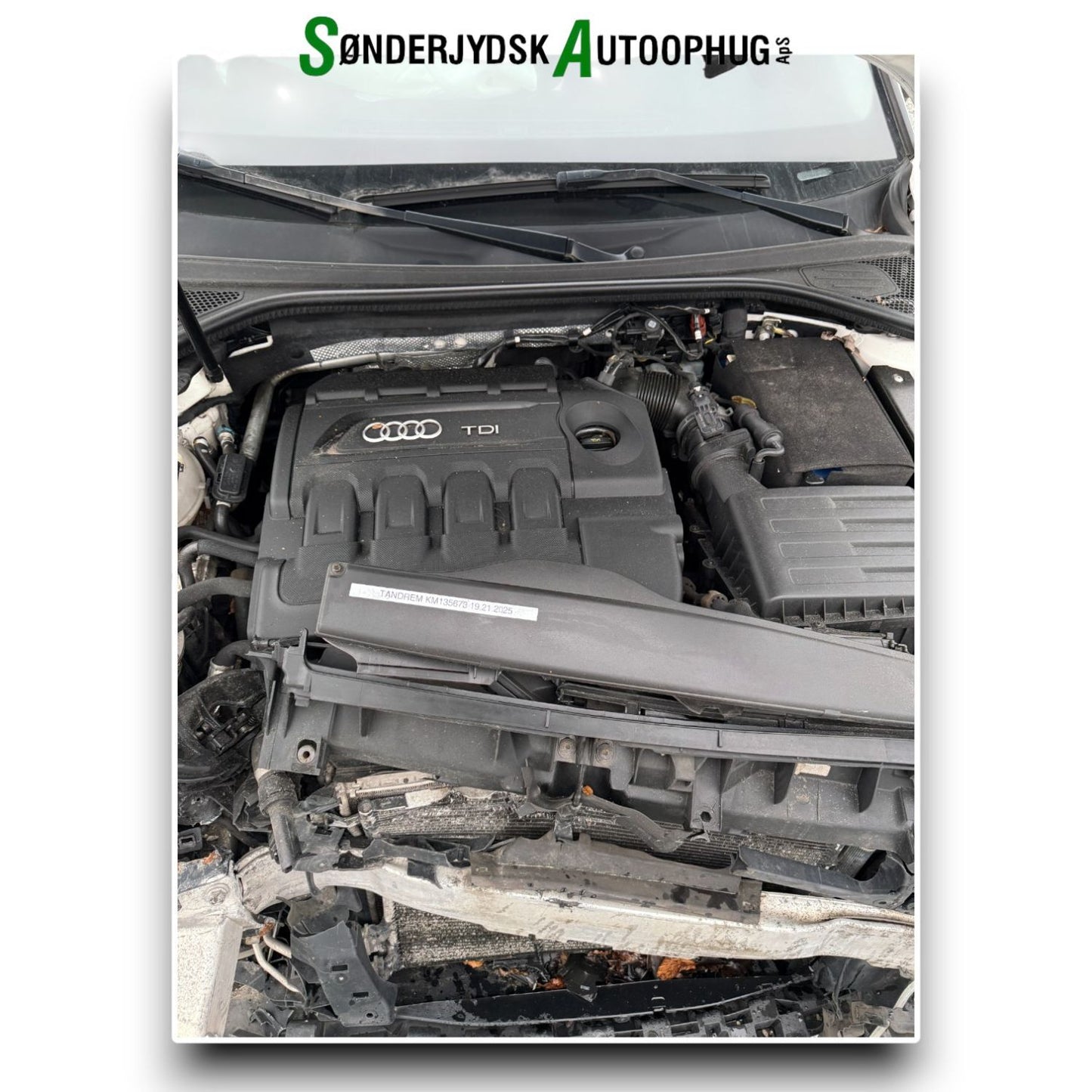 Audi A3 8V Pluk-Selv-Bil Med OEM Nr. Ophugger Fra Audi Ophugger