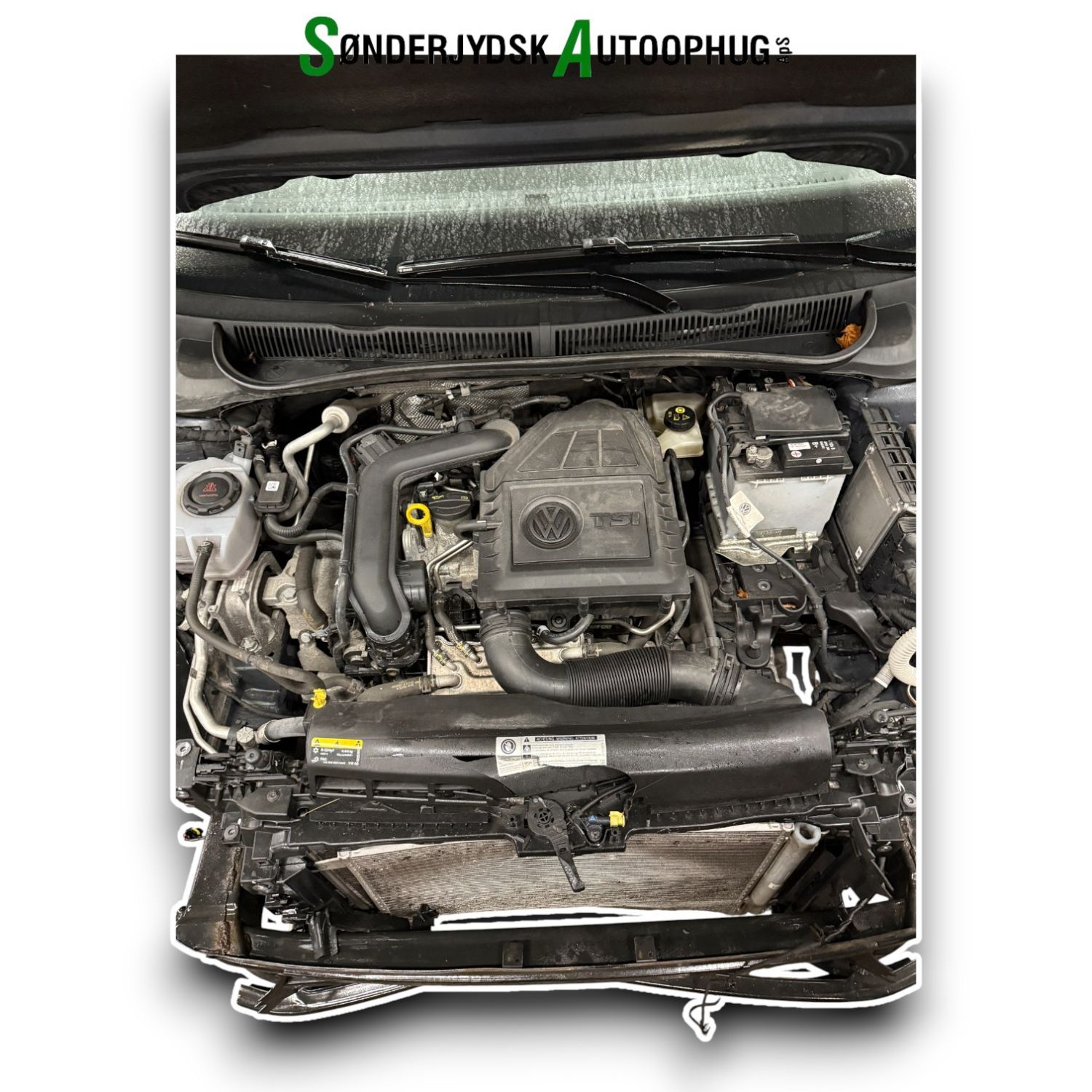 VW Polo Aw Pluk-Selv-Bil Med OEM Nr. Ophugger Fra VW Ophugger