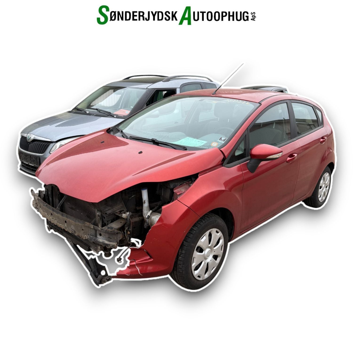 Ford Fiesta 7 Pluk-Selv-Bil Med OEM Nr. Ophugger Fra Ford Ophugger