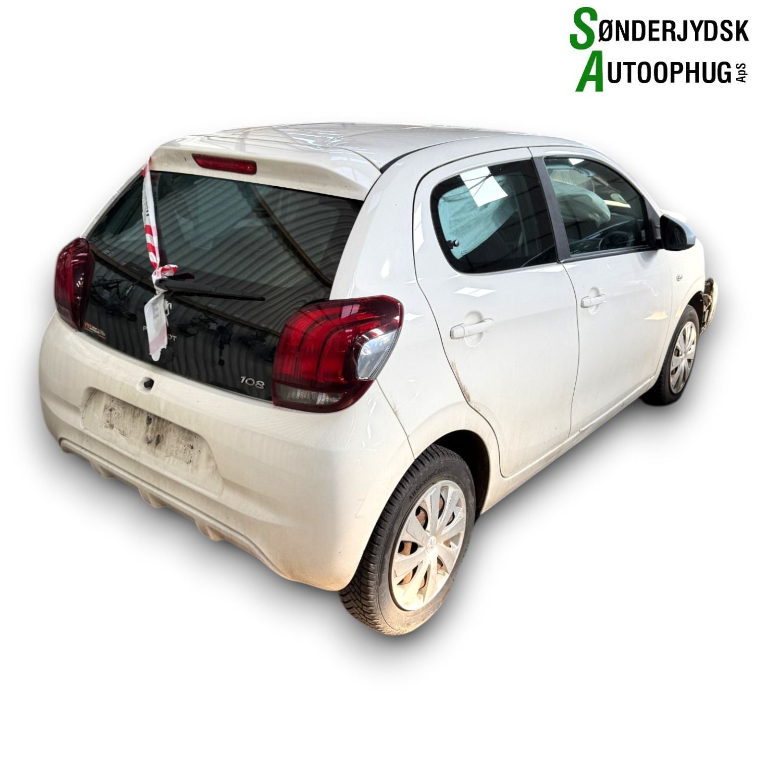 Peugeot 108 Pluk-Selv-Bil Med OEM Nr. Ophugger Fra Peugeot Ophugger
