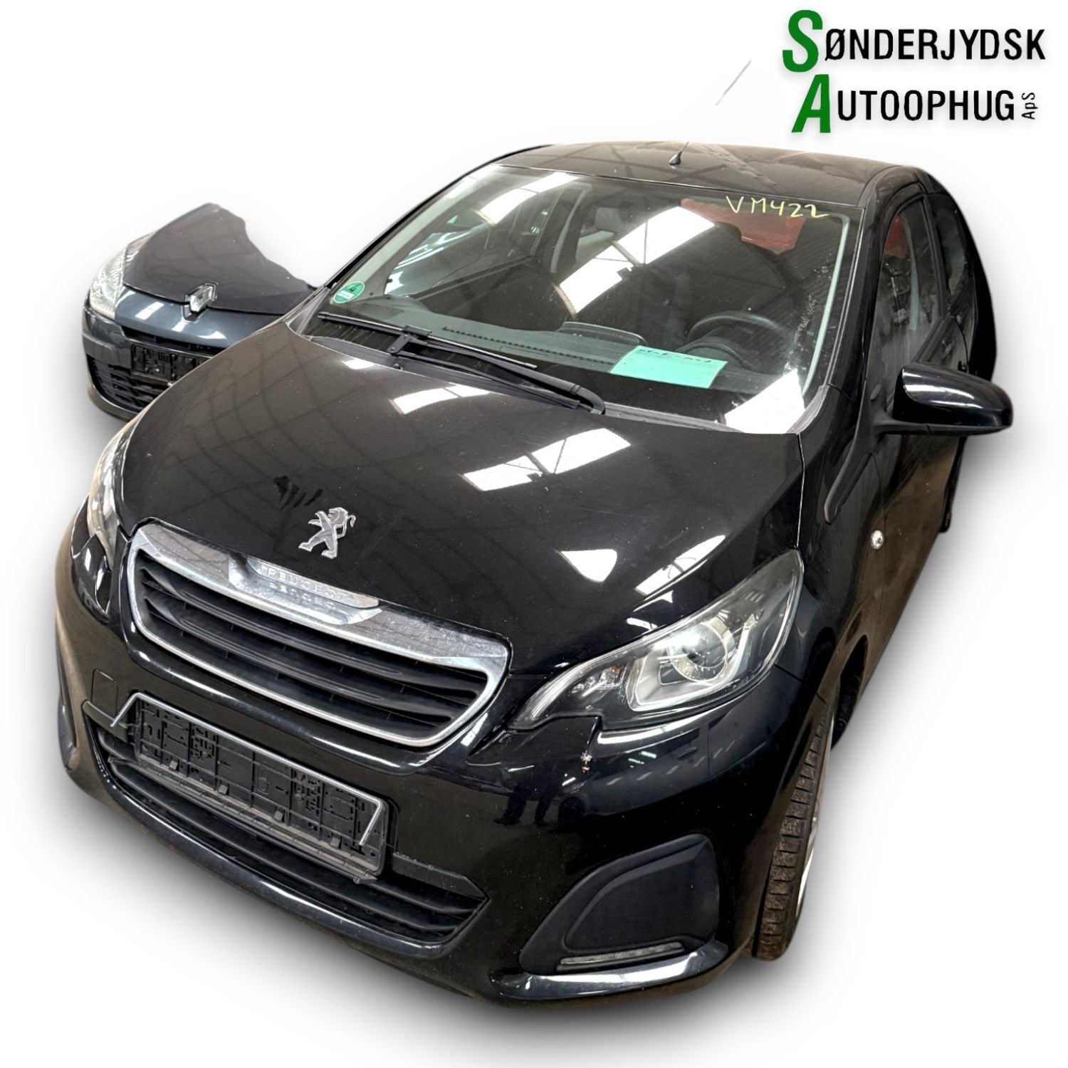 Peugeot 108 Pluk-Selv-Bil Med OEM Nr. Ophugger Fra Peugeot Ophugger