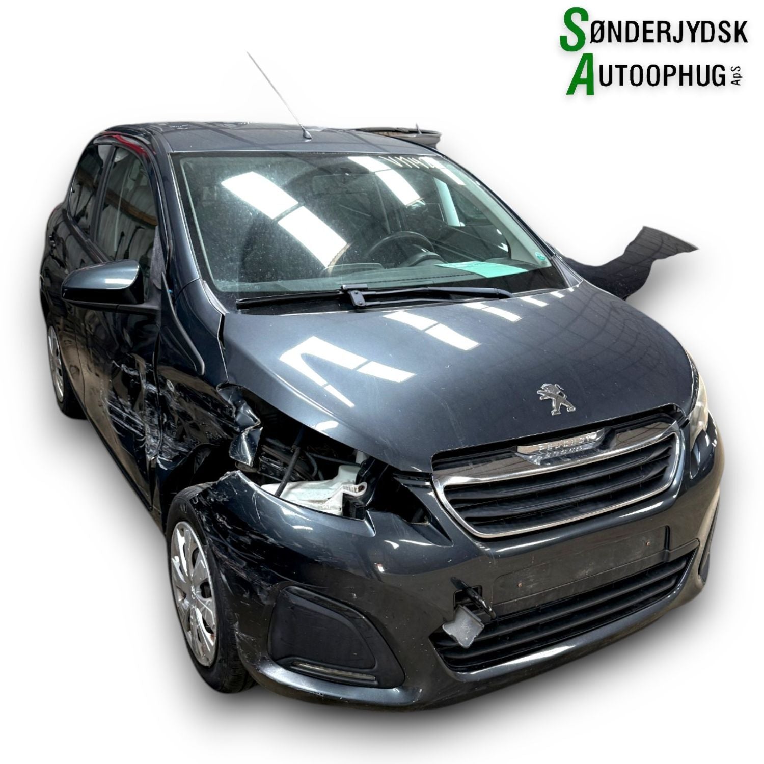 Peugeot 108 Pluk-Selv-Bil Med OEM Nr. Ophugger Fra Peugeot Ophugger