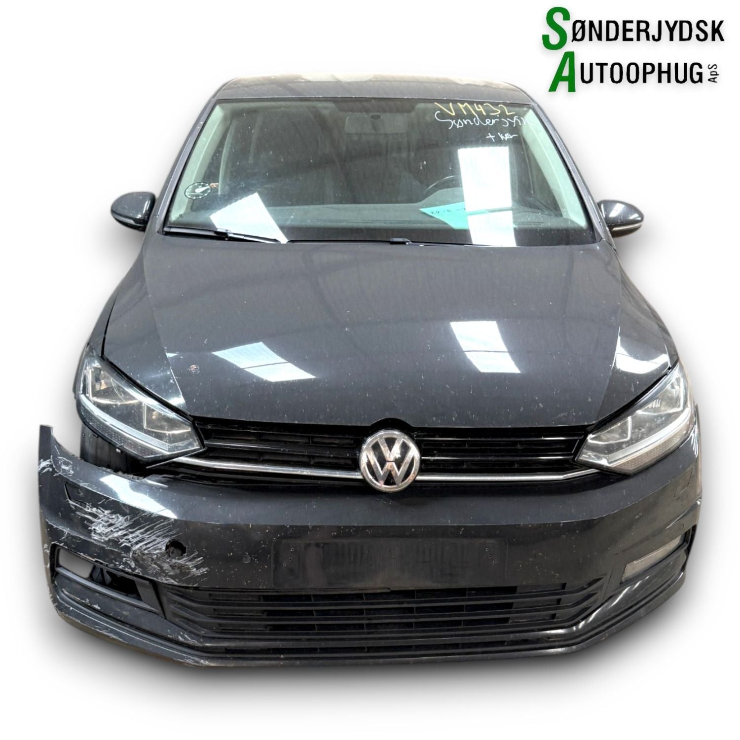 VW Touran 5T Pluk-Selv-Bil Med OEM Nr. Ophugger Fra VW Ophugger
